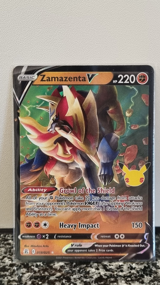 Zamazenta V (Celebrations #18) 🇨🇭🇩🇪 (Alt)
