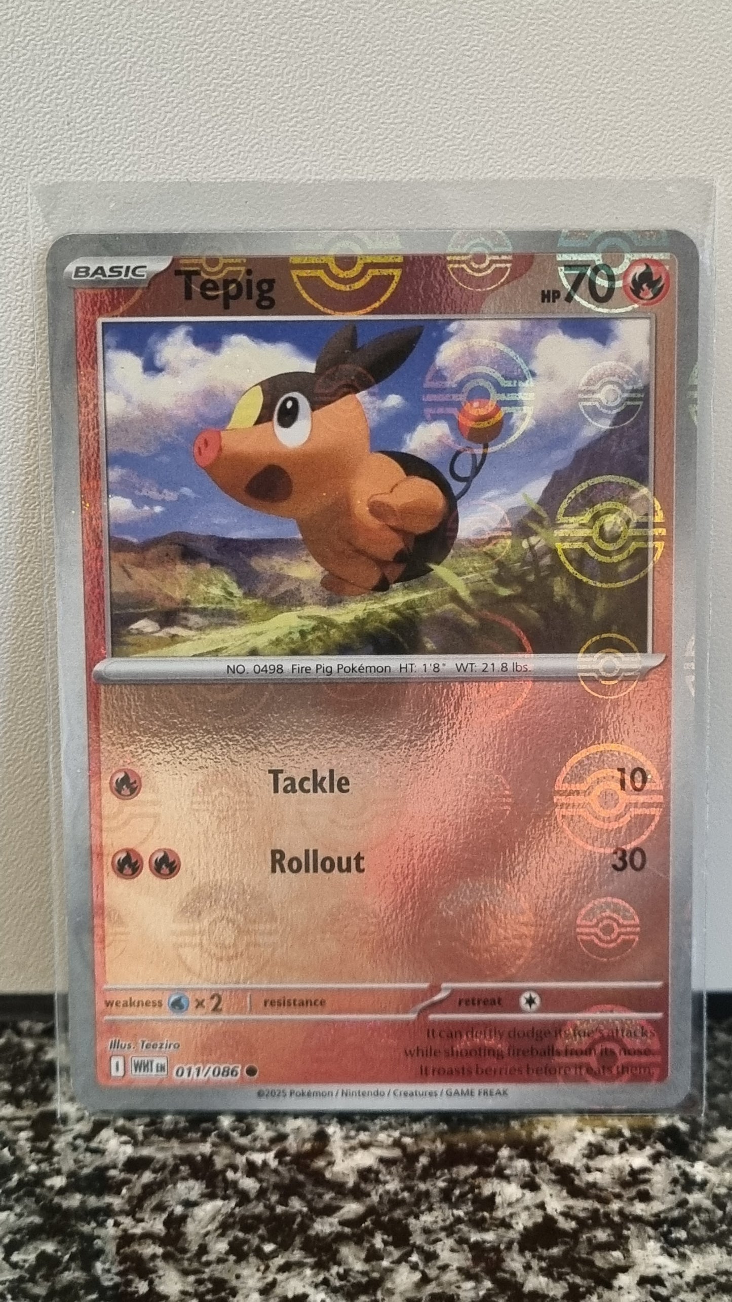 Tepig (Pokeball) (White Flare #11) 🇺🇸 (Alt)
