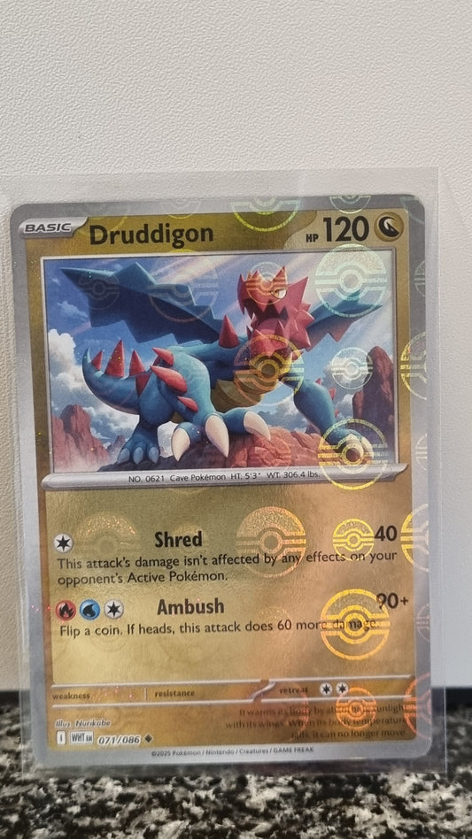 Druddigon (Pokeball) (White Flare #71) 🇺🇸 (Alt)