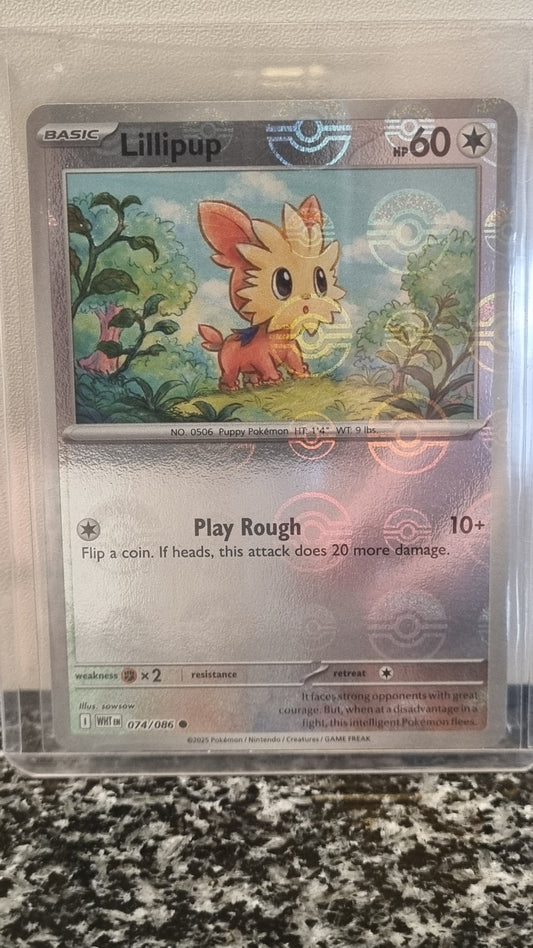 Lillipup (Pokeball) (White Flare #74) 🇺🇸 (Alt)