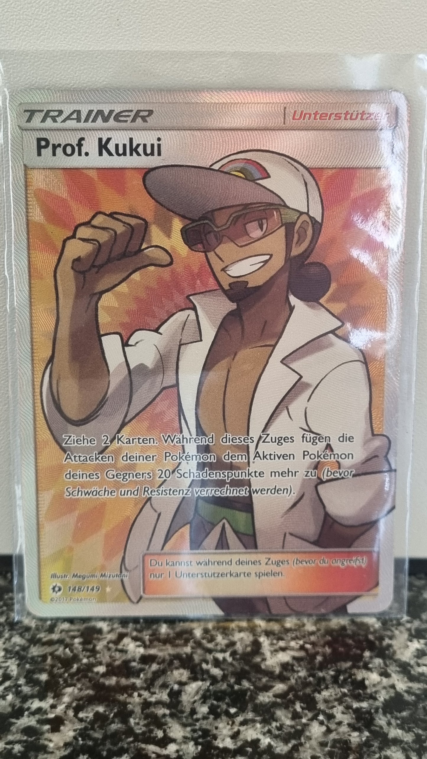 Prof. Kukui (Sun & Moon #148) 🇨🇭🇩🇪 (Alt)