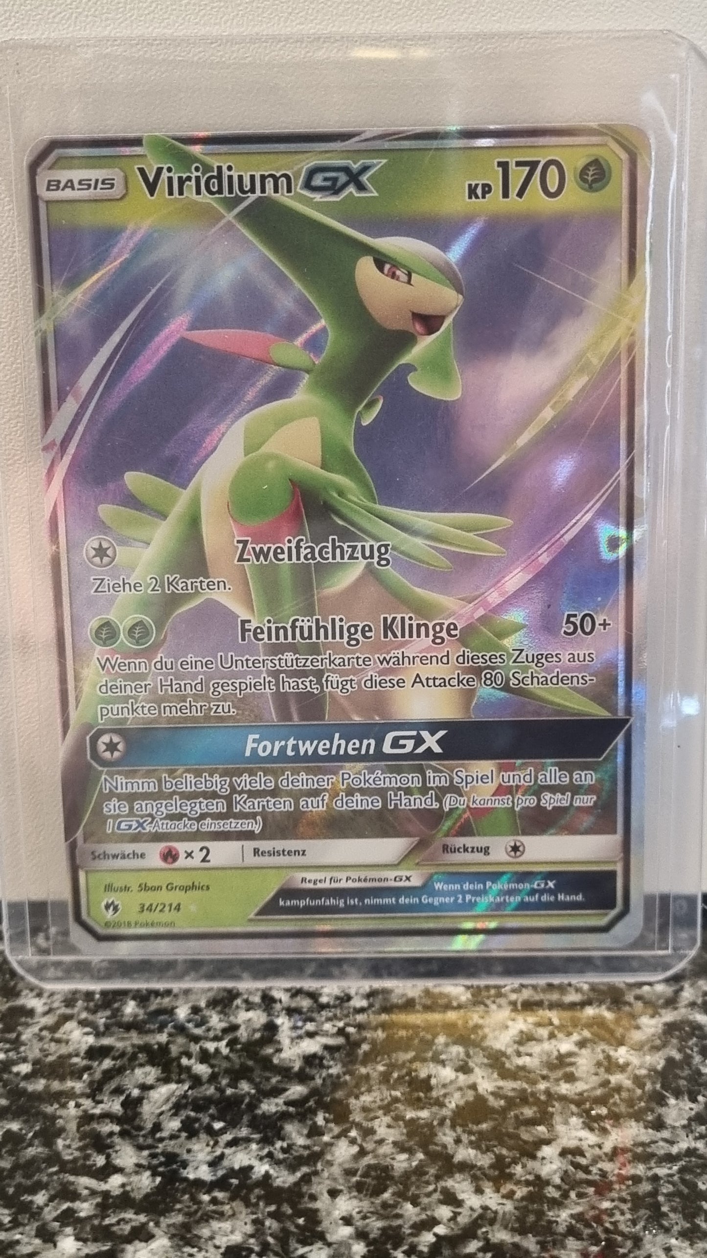 Viridium-GX (Lost Thunder #34) 🇨🇭🇩🇪 (Alt)