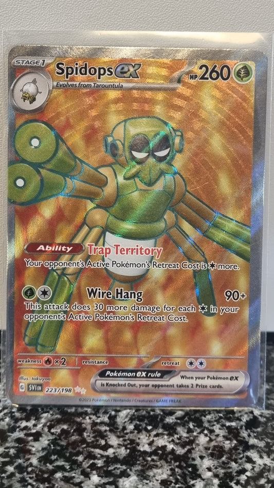 Spidops ex (Scarlet & Violet #223) 🇺🇸 (Alt)