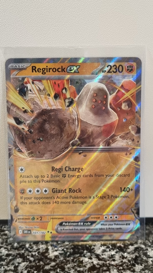 Regirock ex (Destined Rivals #101) 🇺🇸 (Alt)