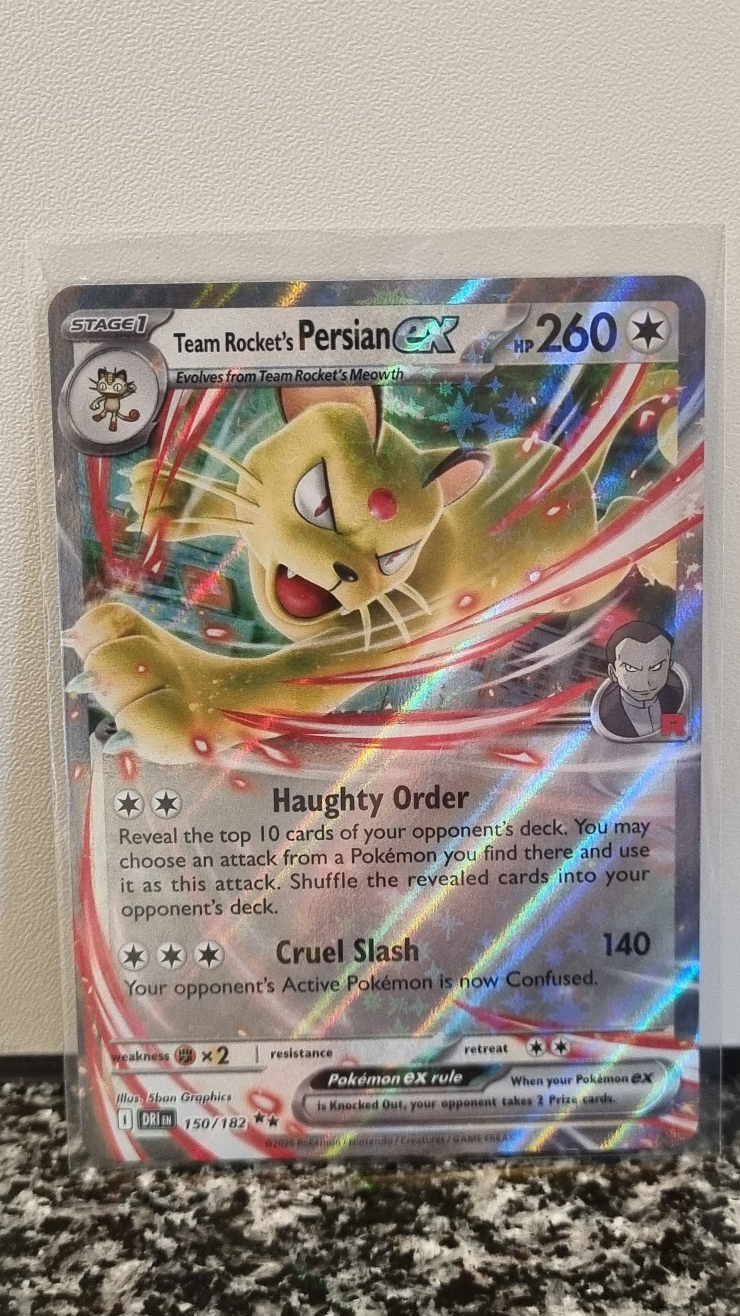 Team Rocket's Persian ex (Destined Rivals #150) 🇺🇸 (Alt)