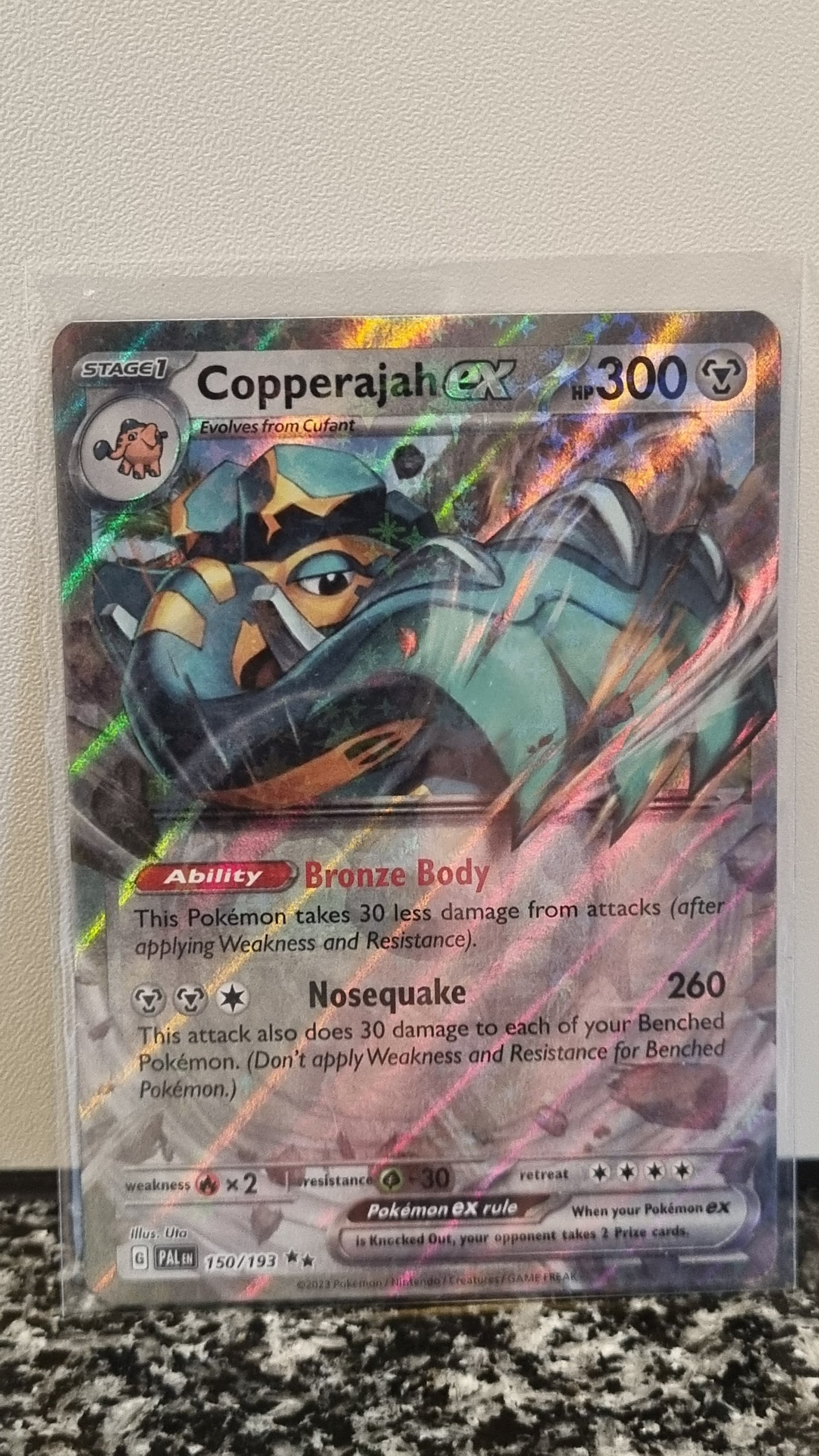 Copperajah ex (Paldea Evolved #150) 🇺🇸 (Alt)
