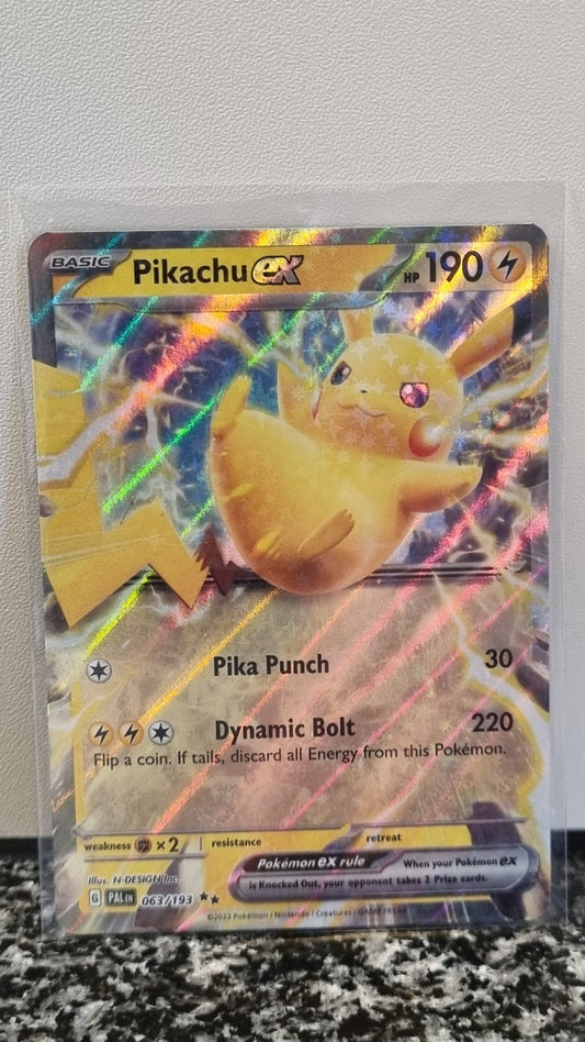 Pikachu ex (Paldea Evolved #63) 🇺🇸 (Alt)