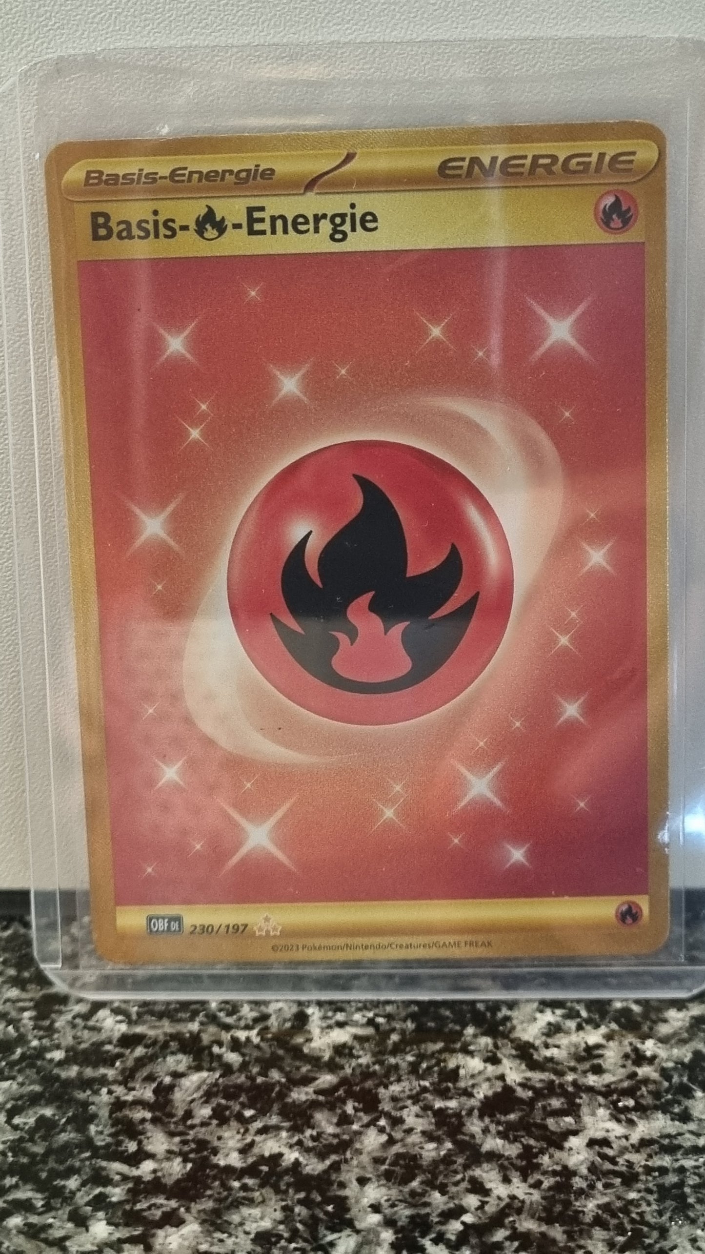 Basis Feuer Energie (Obsidian Flames #230) 🇨🇭🇩🇪 (Alt)