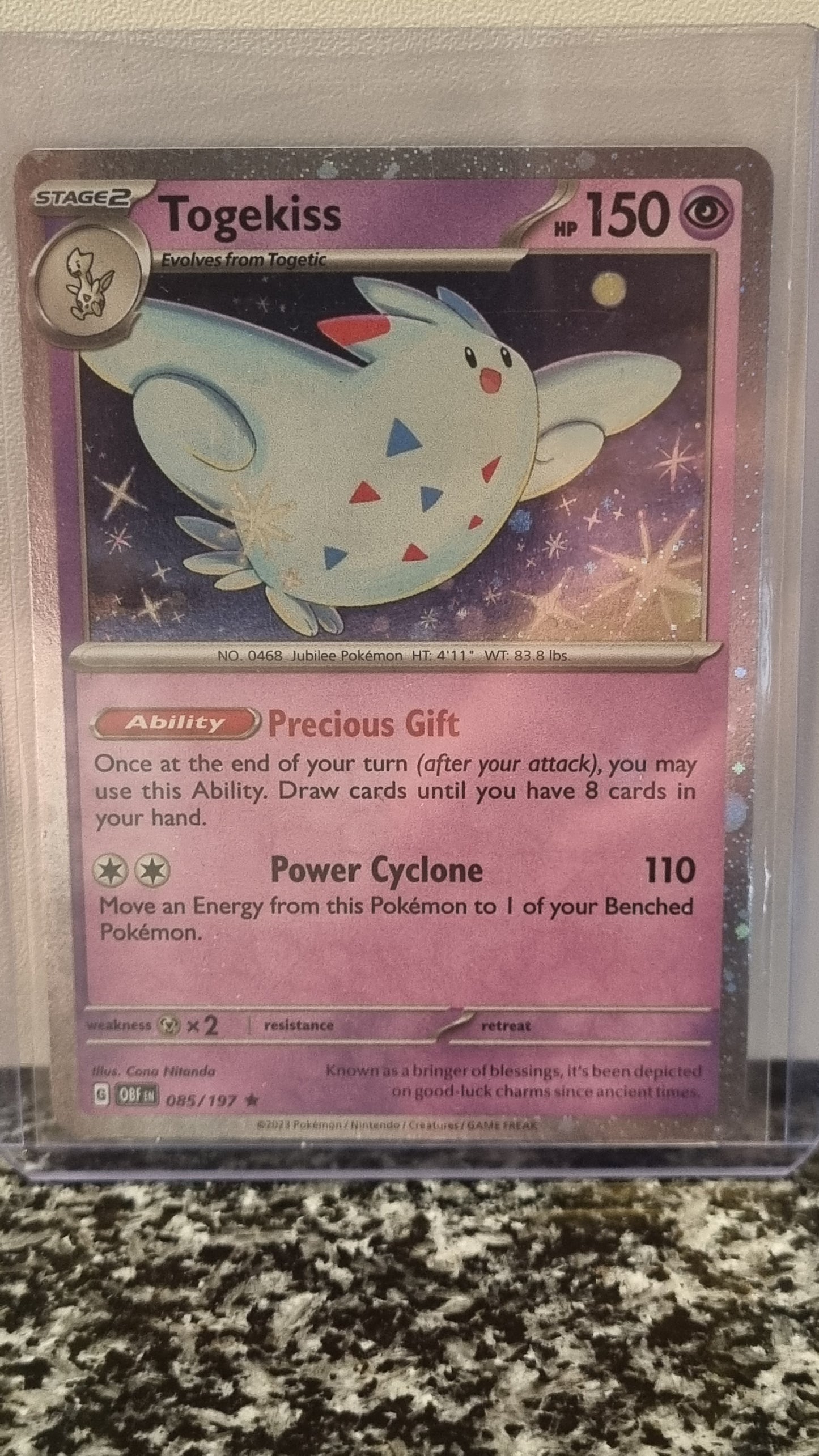 Togekiss (Cosmo Holo) (Obsidian Flames #85) 🇺🇸 (Alt)