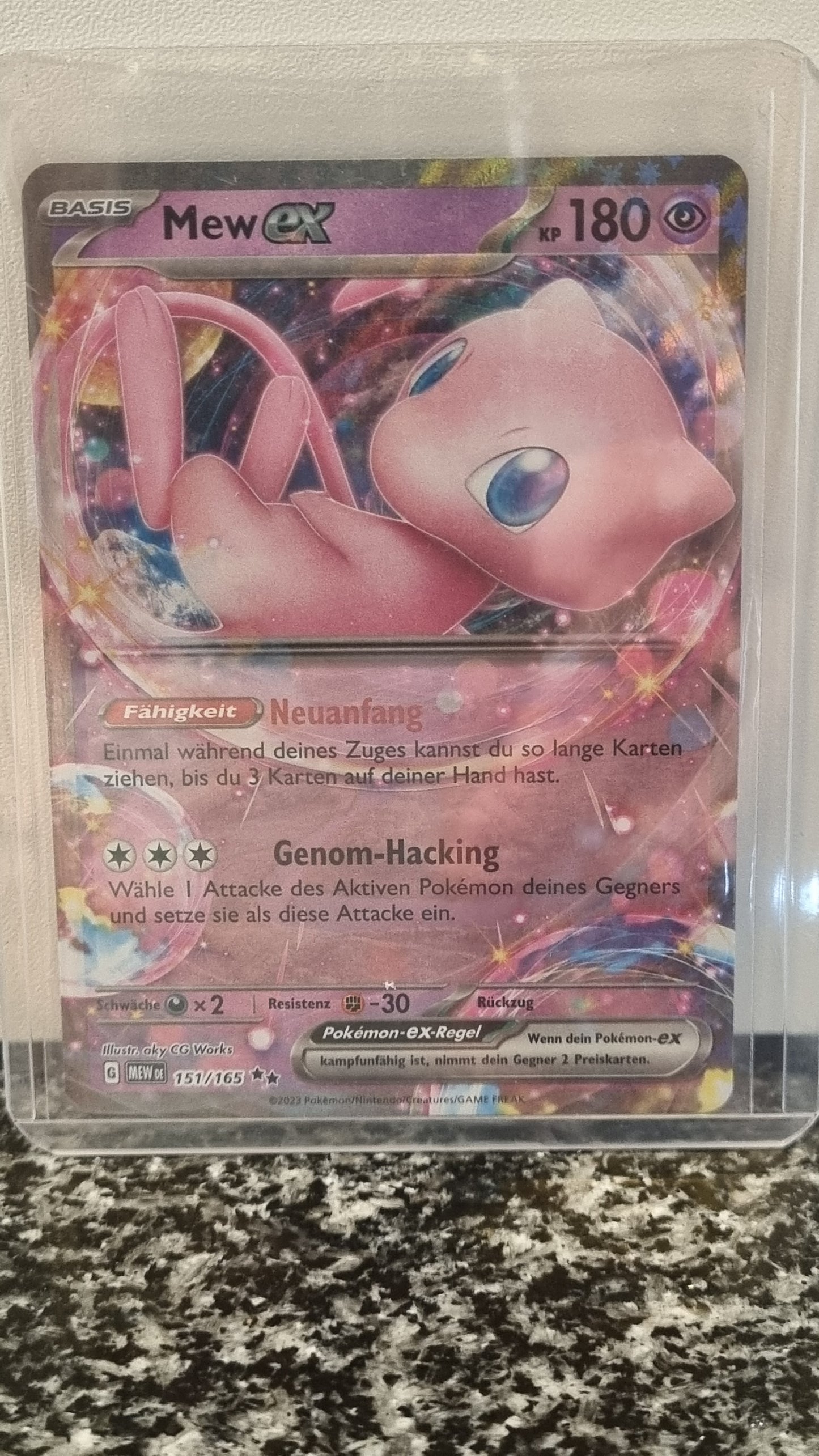 Mew ex (151 #151) 🇨🇭🇩🇪 (Alt)