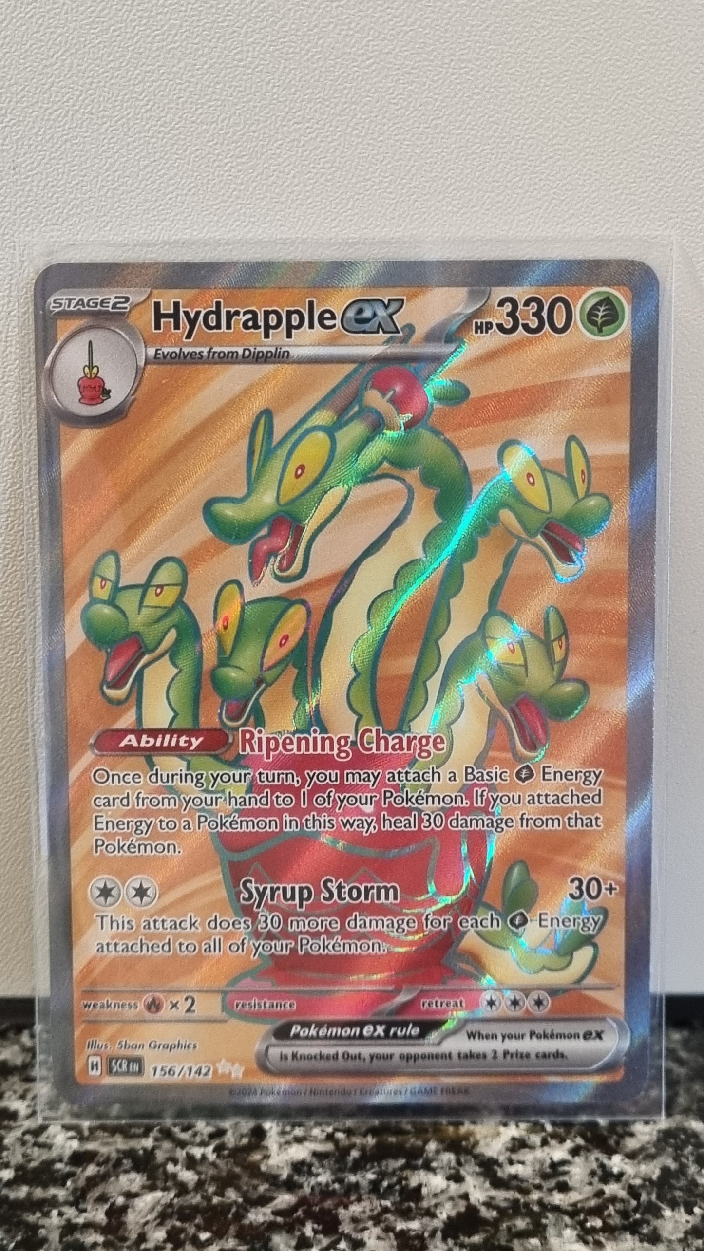 Hydrapple ex (Stellar Crown #156) 🇺🇸 (Alt)