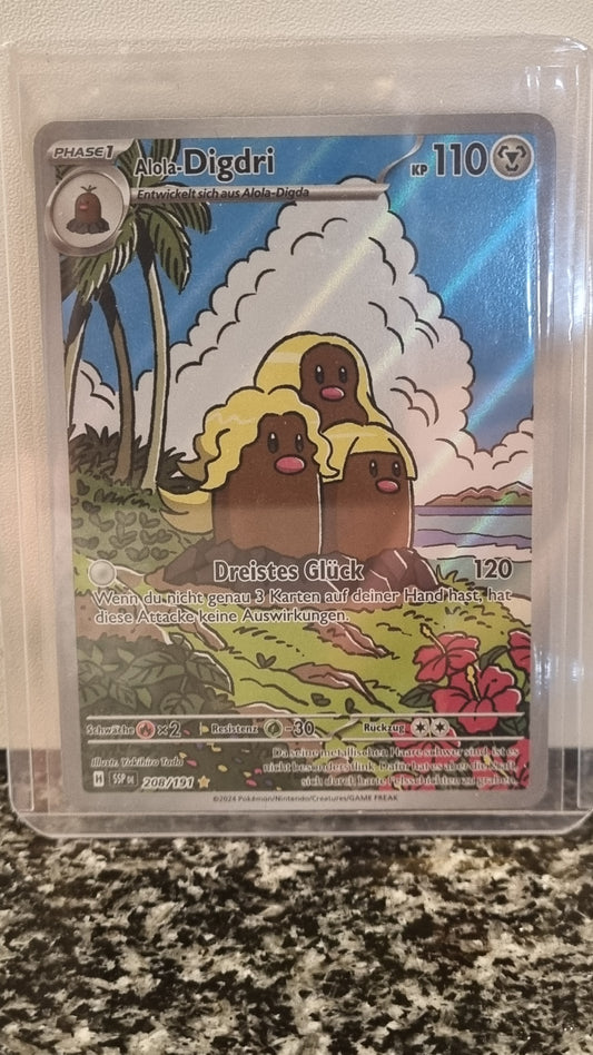Alola-Digdri (Surging Sparks #208) 🇨🇭🇩🇪 (Alt)