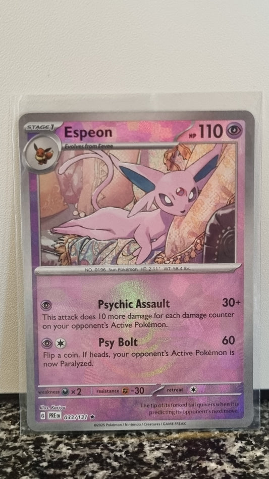 Espeon (Pokeball) (Prismatic Evolutions #33) 🇺🇸 (Alt)