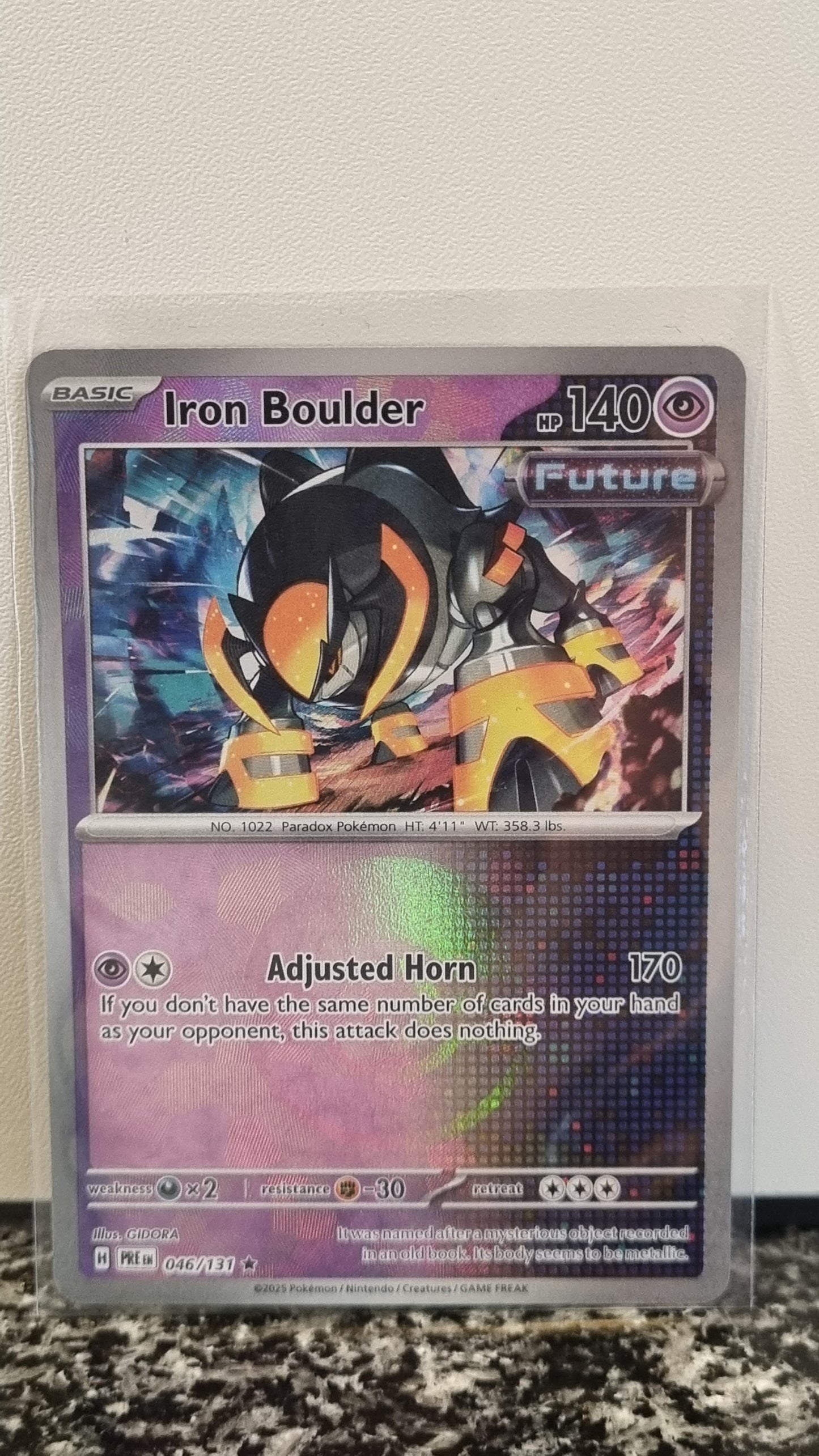Iron Boulder (Pokeball) (Prismatic Evolutions #46) 🇺🇸 (Alt)