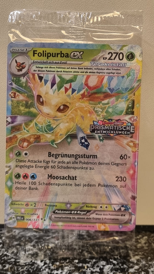 Folipurba ex (Sealed. Stamp) (Prismatic Evolutions #6) 🇨🇭🇩🇪 (Alt)