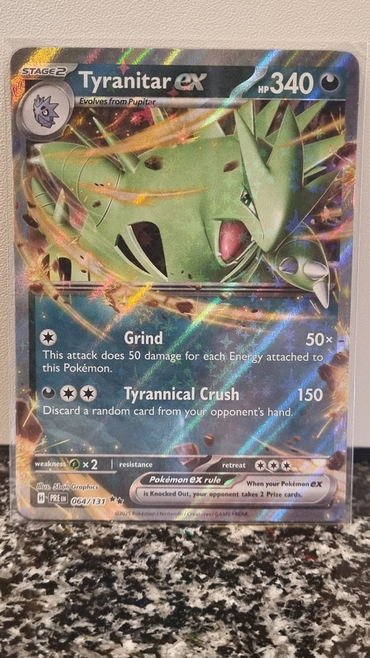 Tyranitar ex (Prismatic Evolutions #64) 🇺🇸 (Alt)
