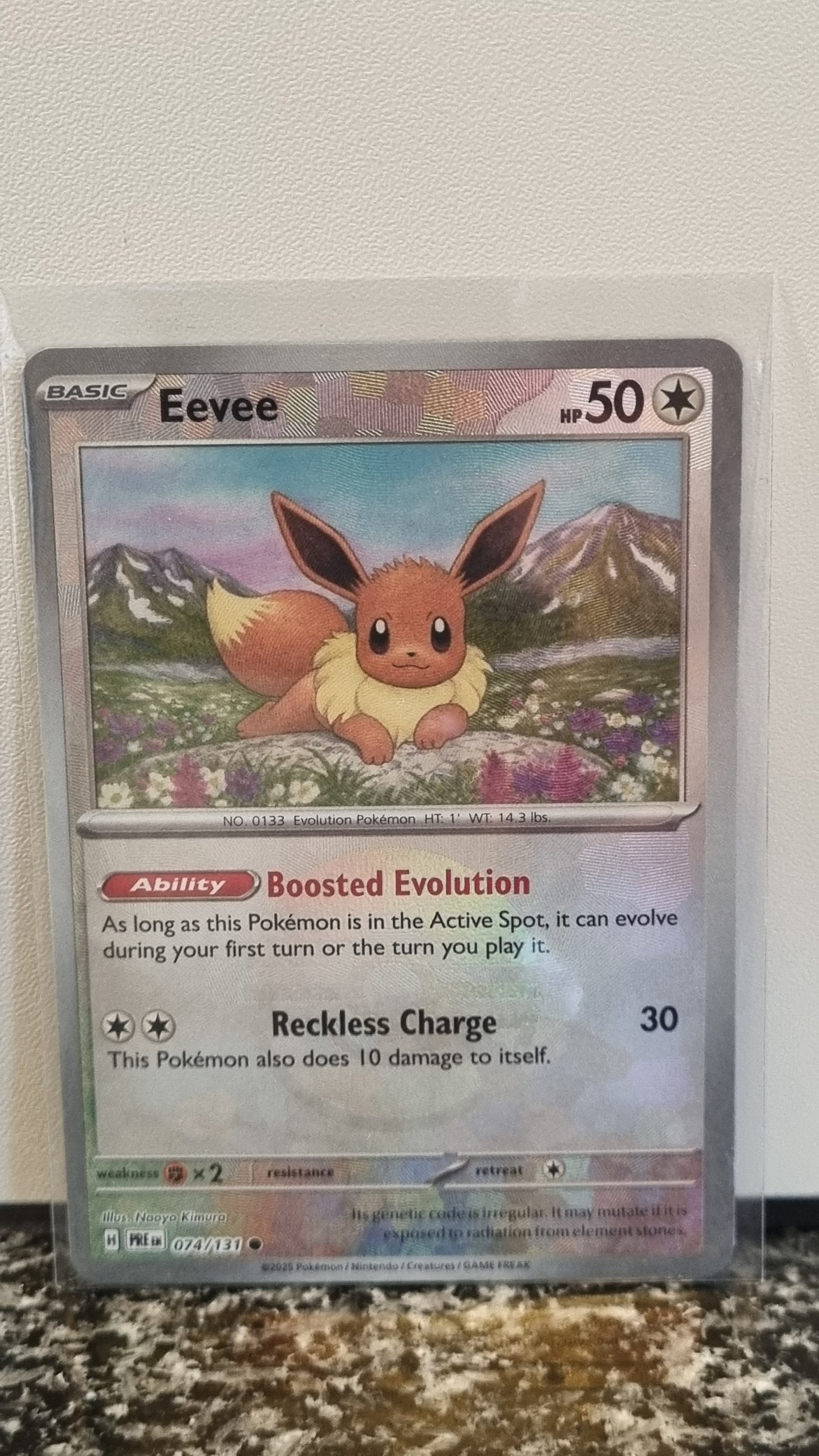 Eevee (Pokeball) (Prismatic Evolutions #74) 🇺🇸 (Alt)