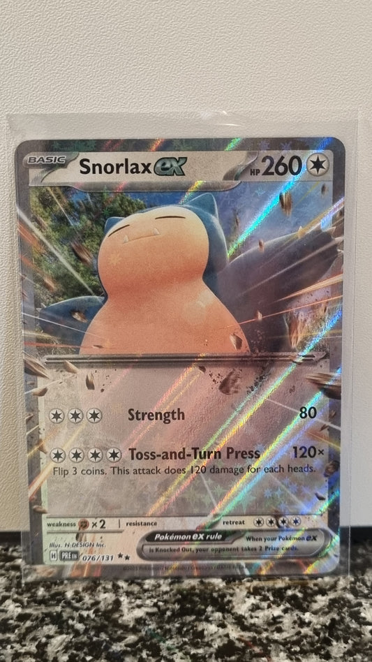 Snorlax ex (Prismatic Evolutions #76) 🇺🇸 (Alt)