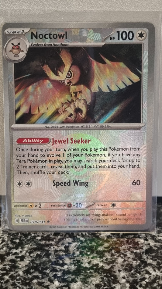 Noctowl (Pokeball) (Prismatic Evolutions #78) 🇺🇸 (Alt)