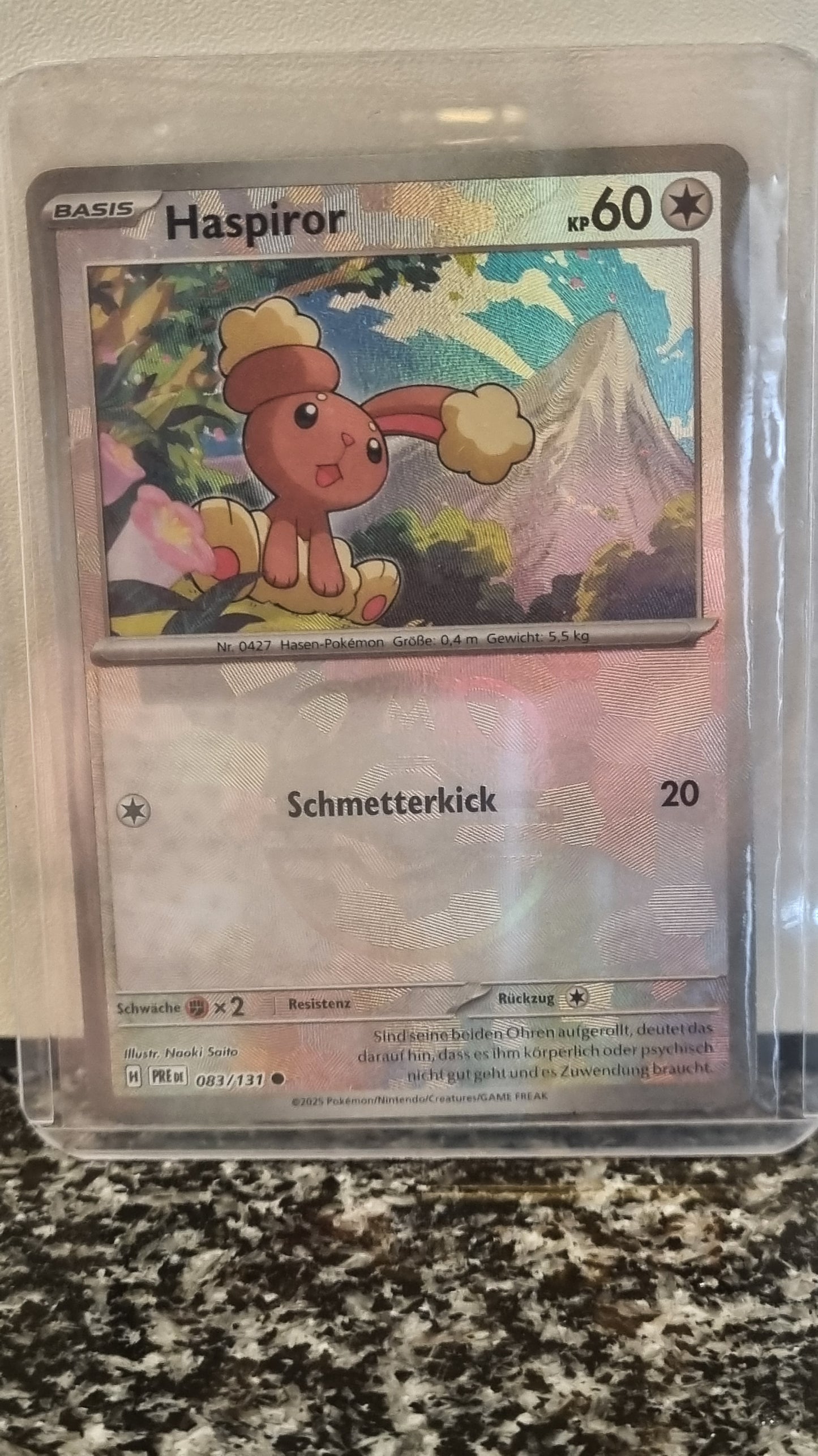 Haspiror (Masterball) (Prismatic Evolutions #83) 🇨🇭🇩🇪 (Alt)