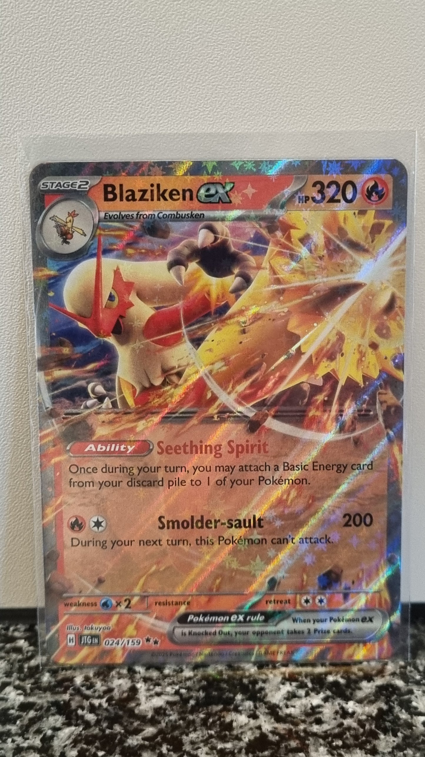 Blaziken ex (Journey Together #24) 🇺🇸 (Alt)