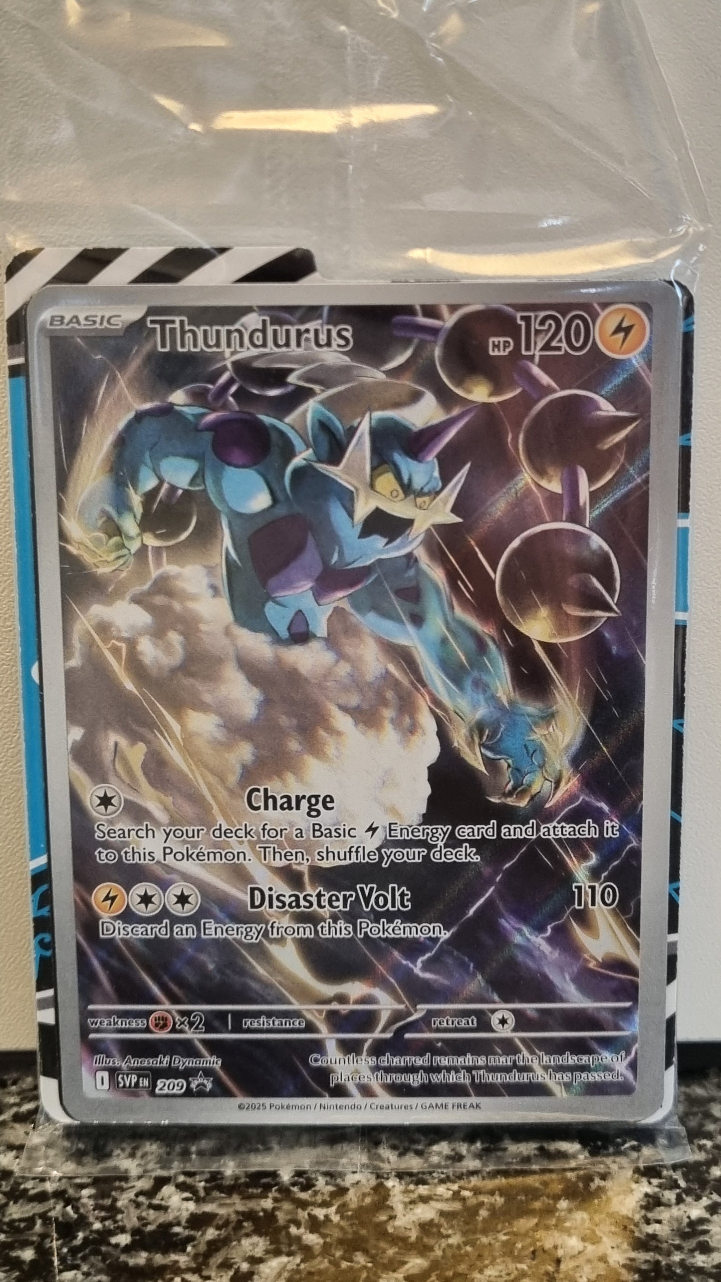 Thundurus (Sealed) (SV Black Star Promos #209) 🇺🇸 (Alt)