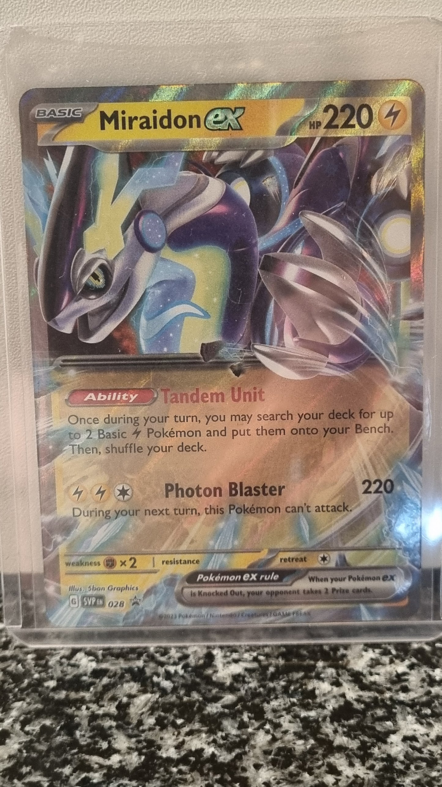 Miraidon ex (SV Black Star Promos #28) 🇺🇸 (Alt)