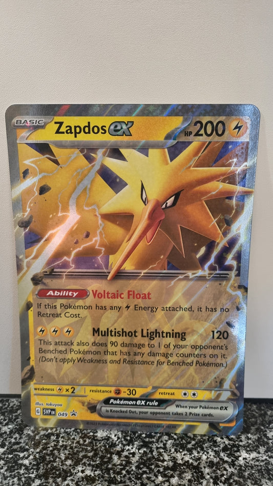 Zapdos ex (Oversized) (SV Black Star Promos #49) 🇺🇸 (Alt)
