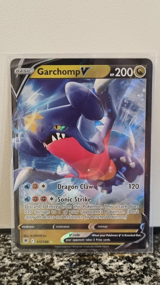 Garchomp V (Astral Radiance #117) 🇺🇸 (Alt)