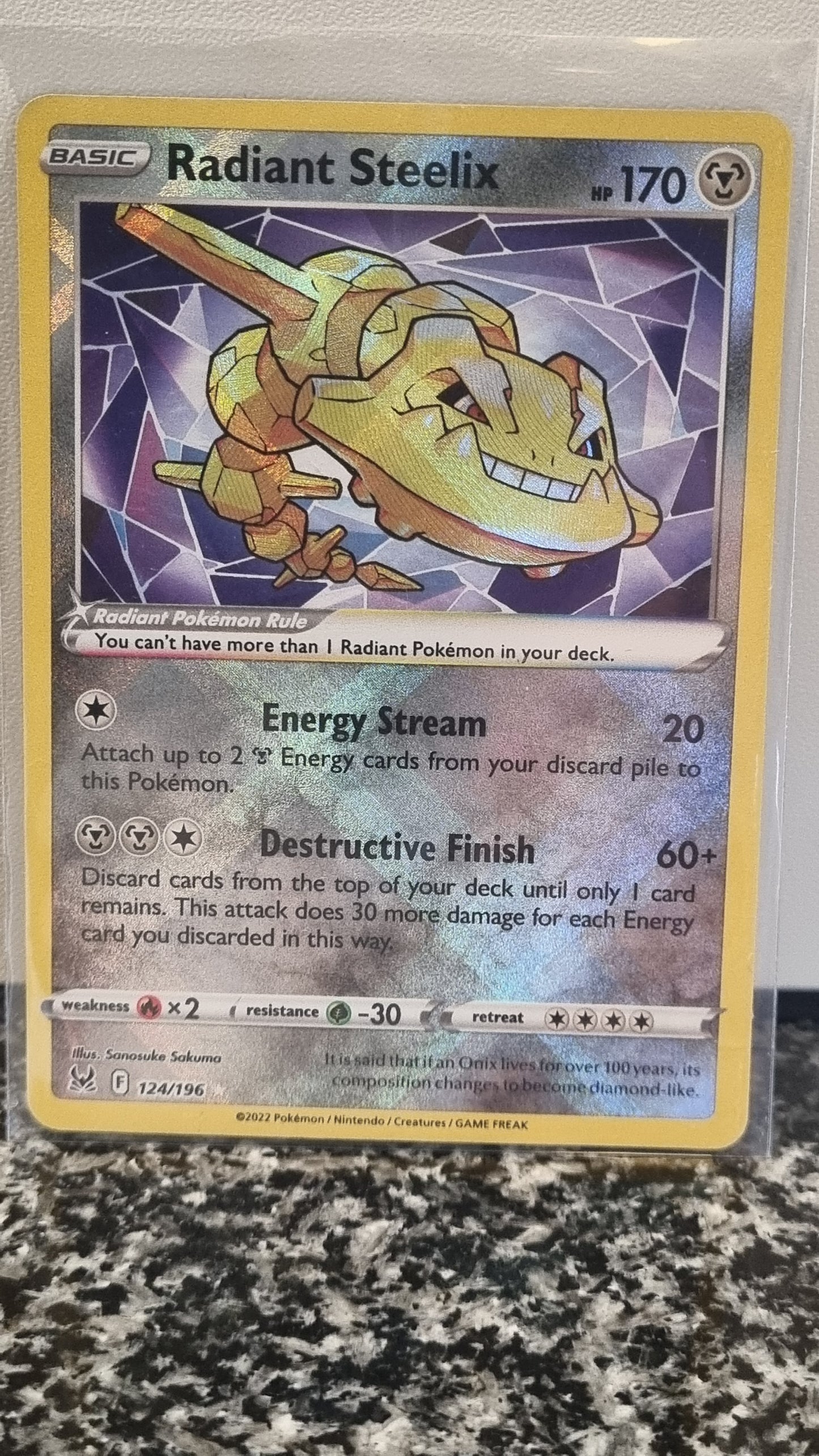 Radiant Steelix (Lost Origin #124) 🇺🇸 (Alt)