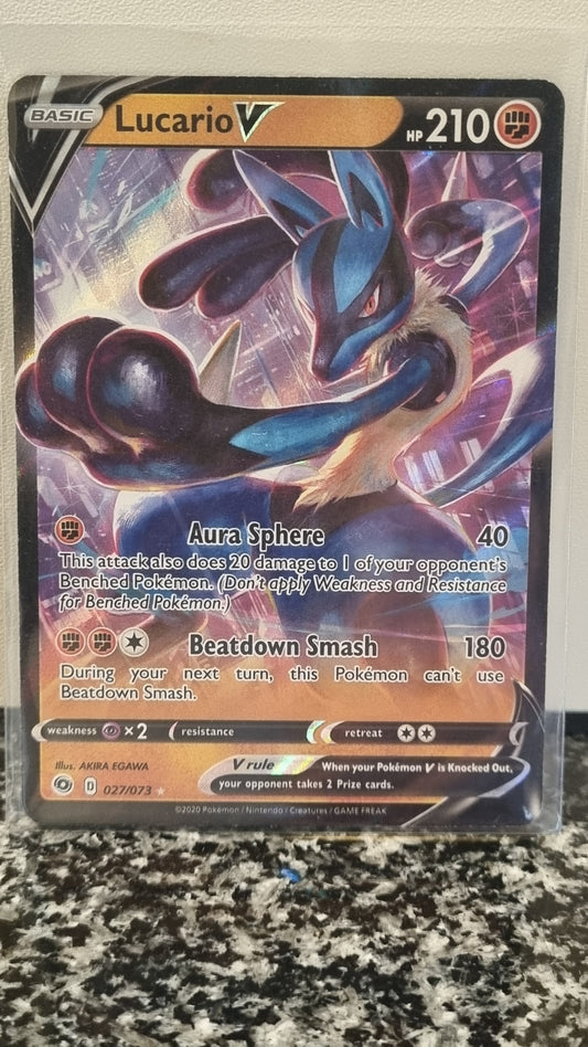 Lucario V (Champions Path #27) 🇺🇸 (Alt)