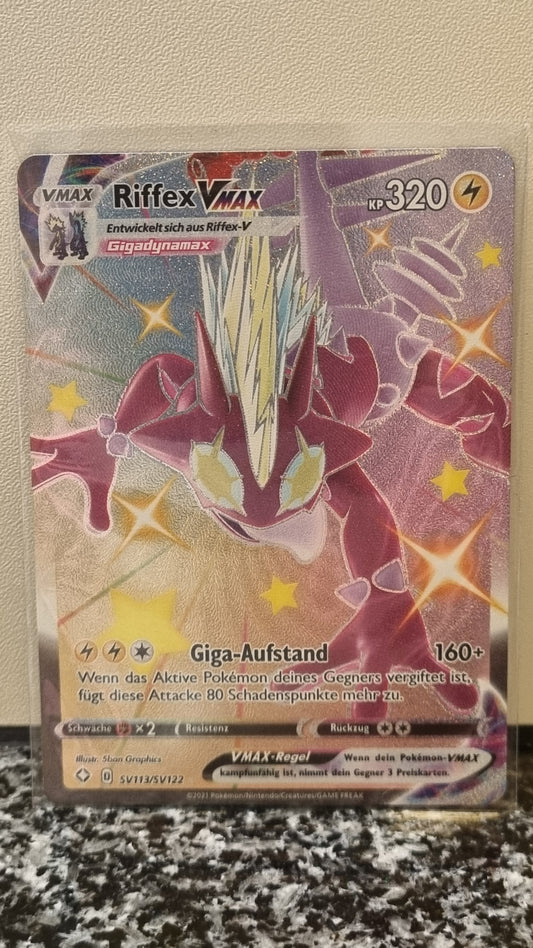 Riffex VMAX (Shining Fates Shiny Vault #113) 🇨🇭🇩🇪 (Alt)