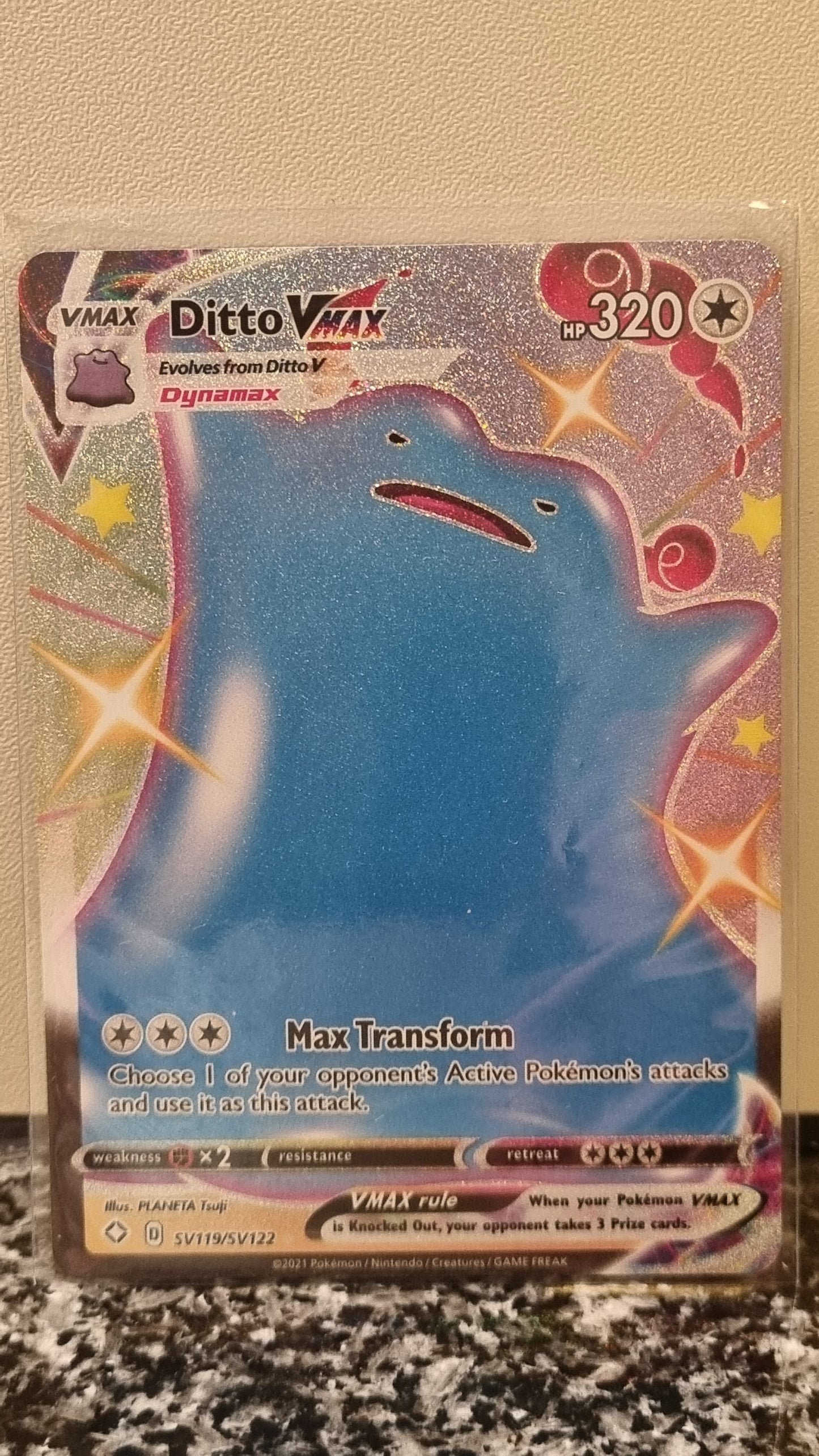 Ditto VMAX (Shining Fates Shiny Vault #119) 🇺🇸 (Alt)