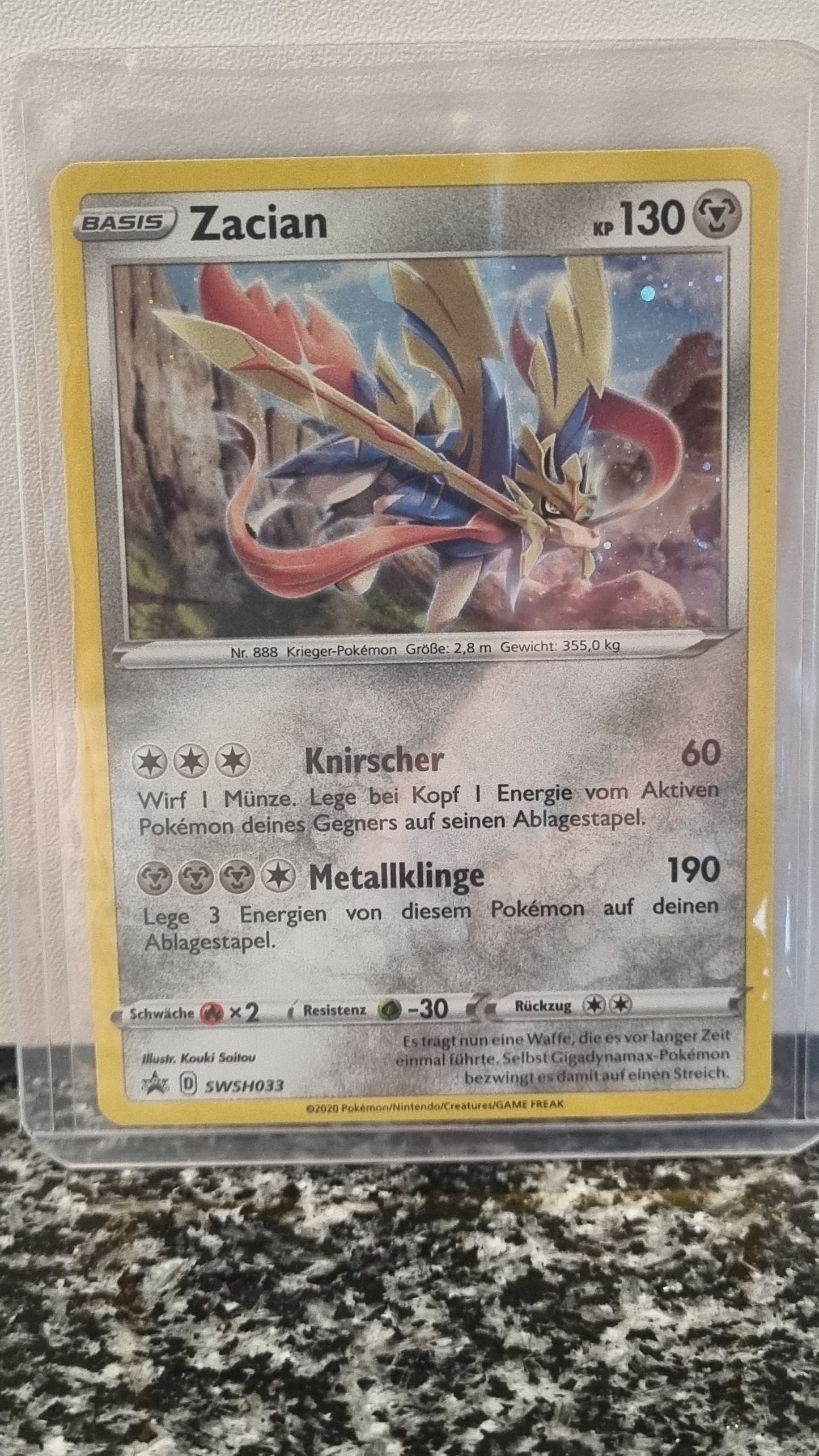 Zacian (SWSH Black Star Promos #033) 🇨🇭🇩🇪 (Alt)