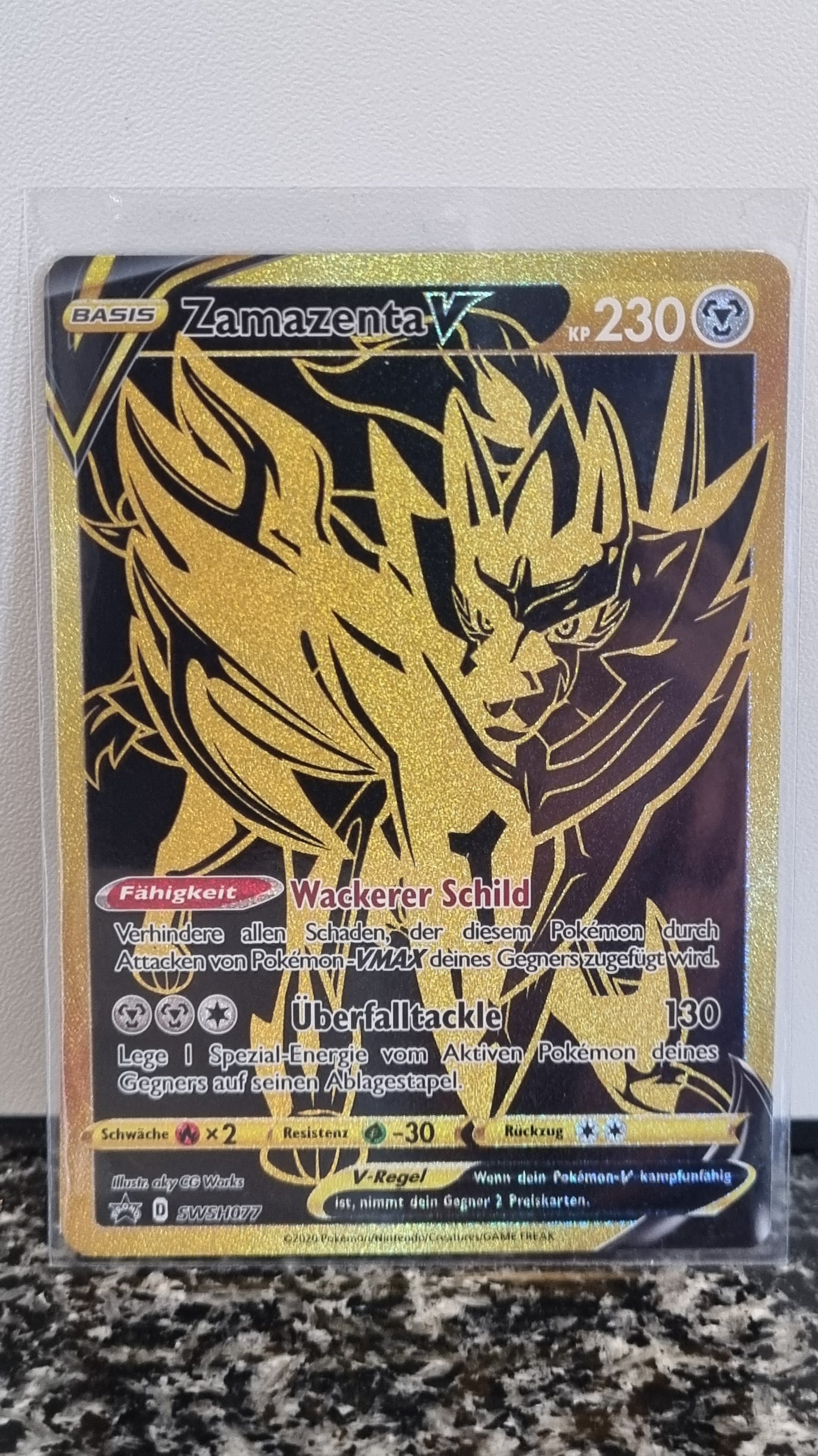 Zamazenta V (SWSH Black Star Promos #077) 🇨🇭🇩🇪 (Alt)