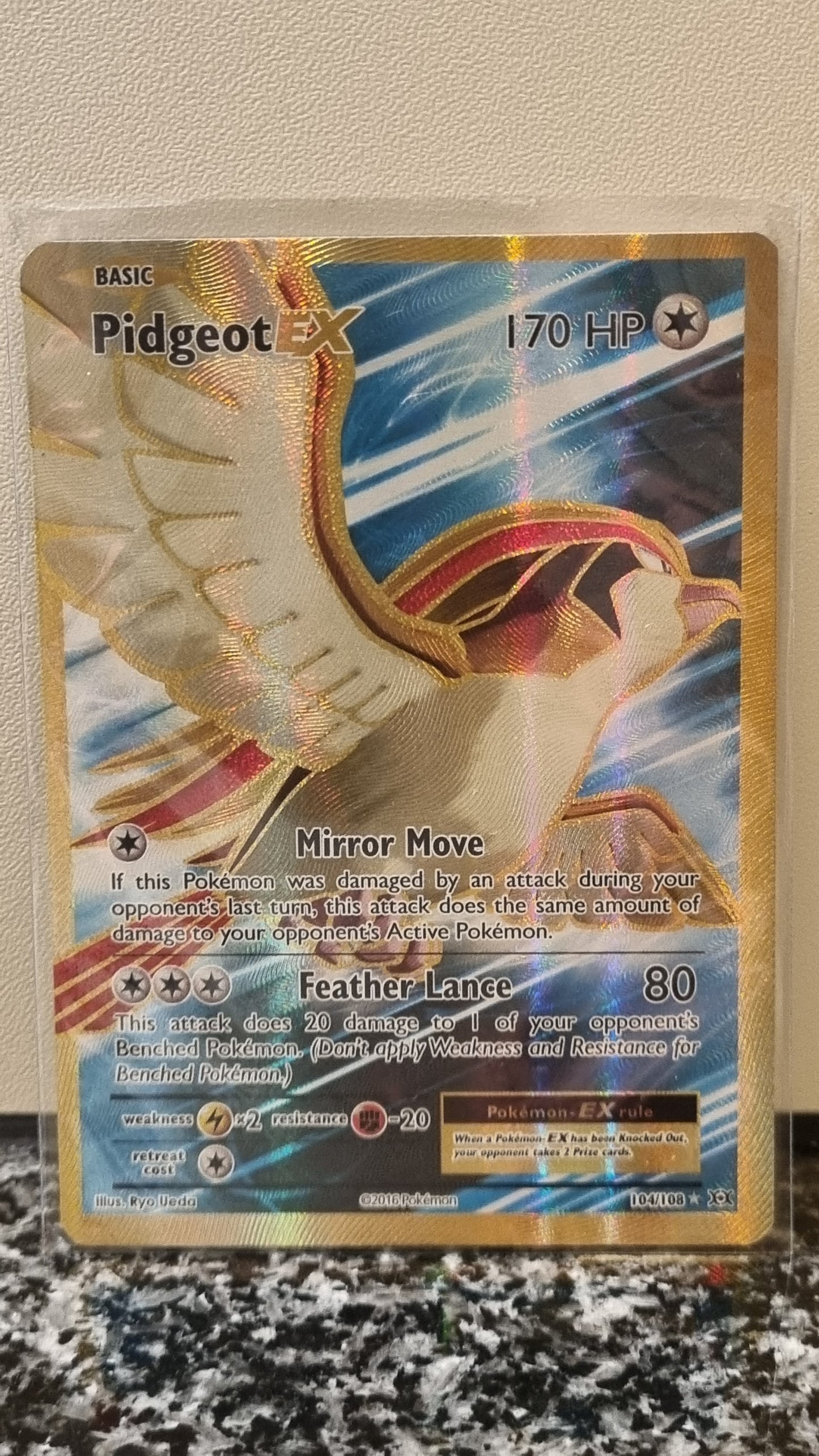 Pidgeot EX (Evolutions #104) 🇺🇸 (Alt)