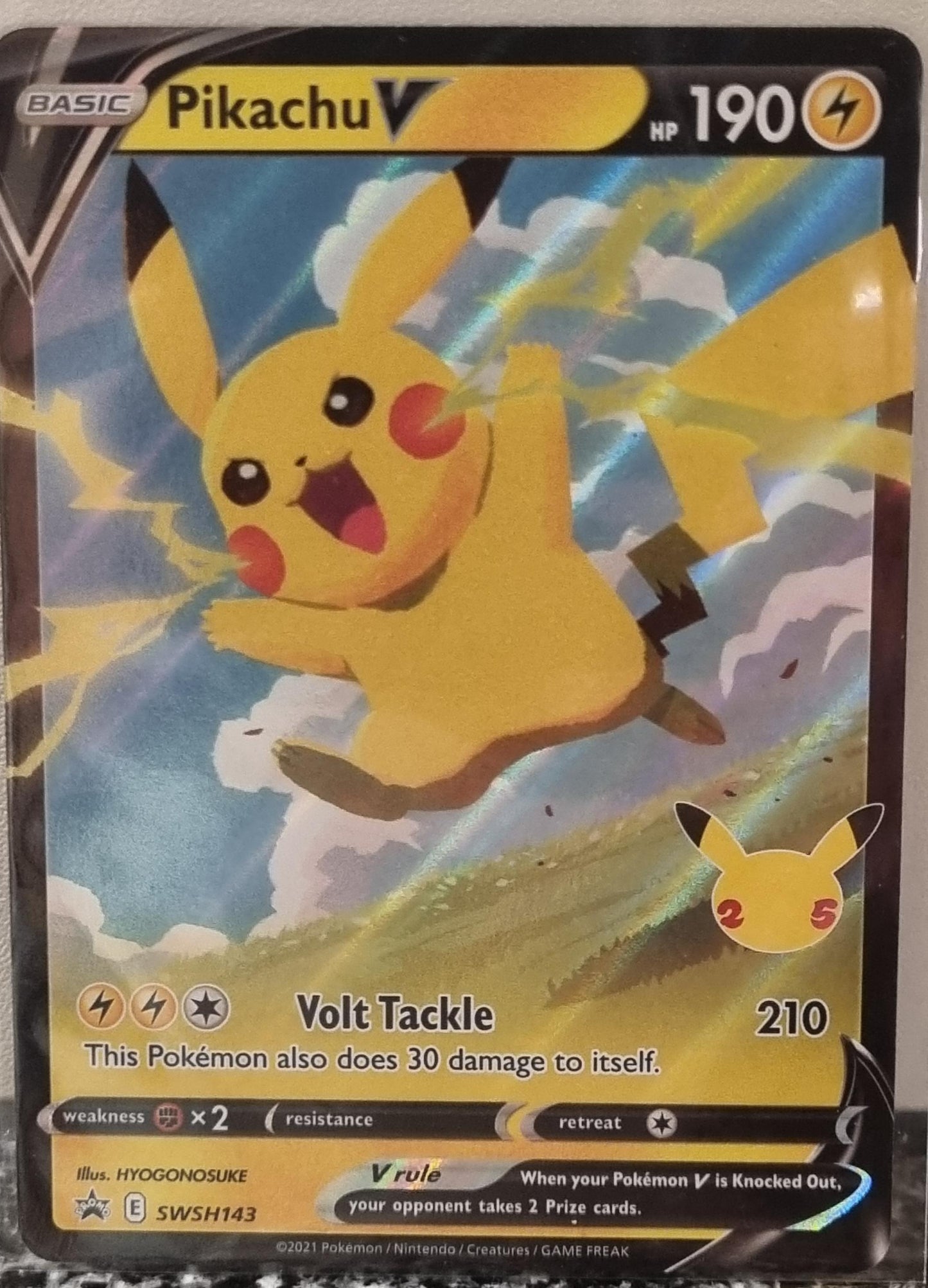 Pikachu V - SWSH Black Star Promos (Promo) [SWSH-143]