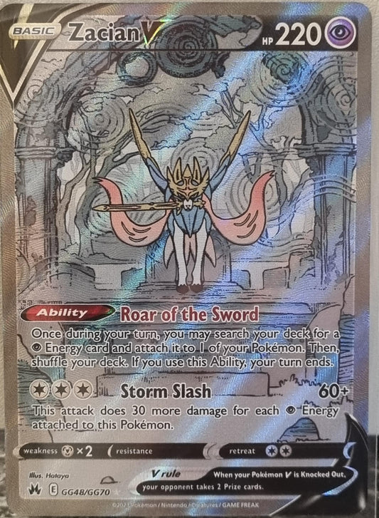 Zacian V - Crown Zenith (Ultra Rare) [CRZ-GG48]