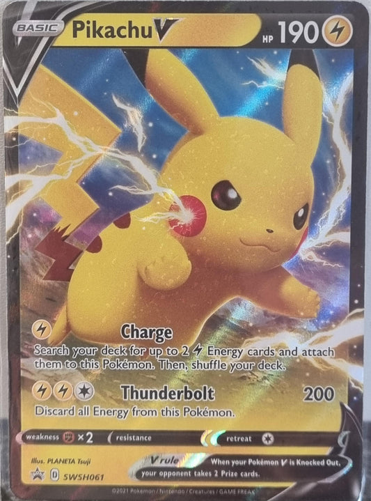 Pikachu V - SWSH Black Star Promos (Promo) [SWSH-061]