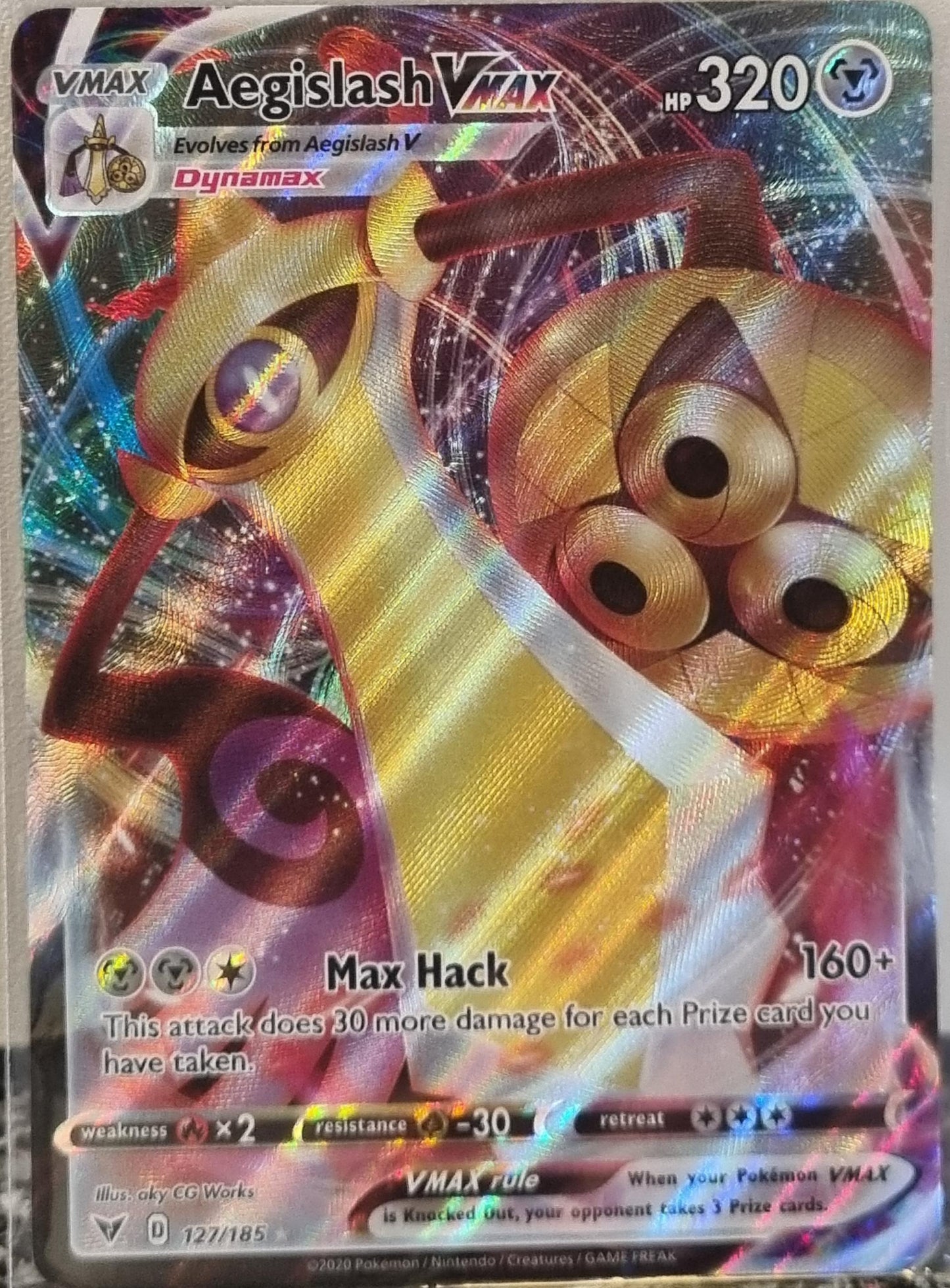 Aegislash VMAX - Vivid Voltage (Ultra Rare) [VIV-127]