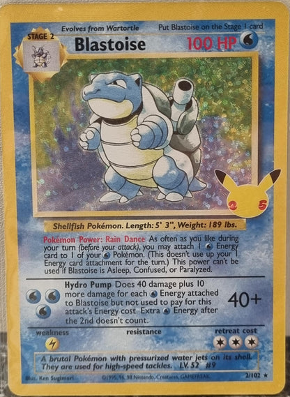 Blastoise - Celebrations (Holo Rare) [CEL-BS 2]