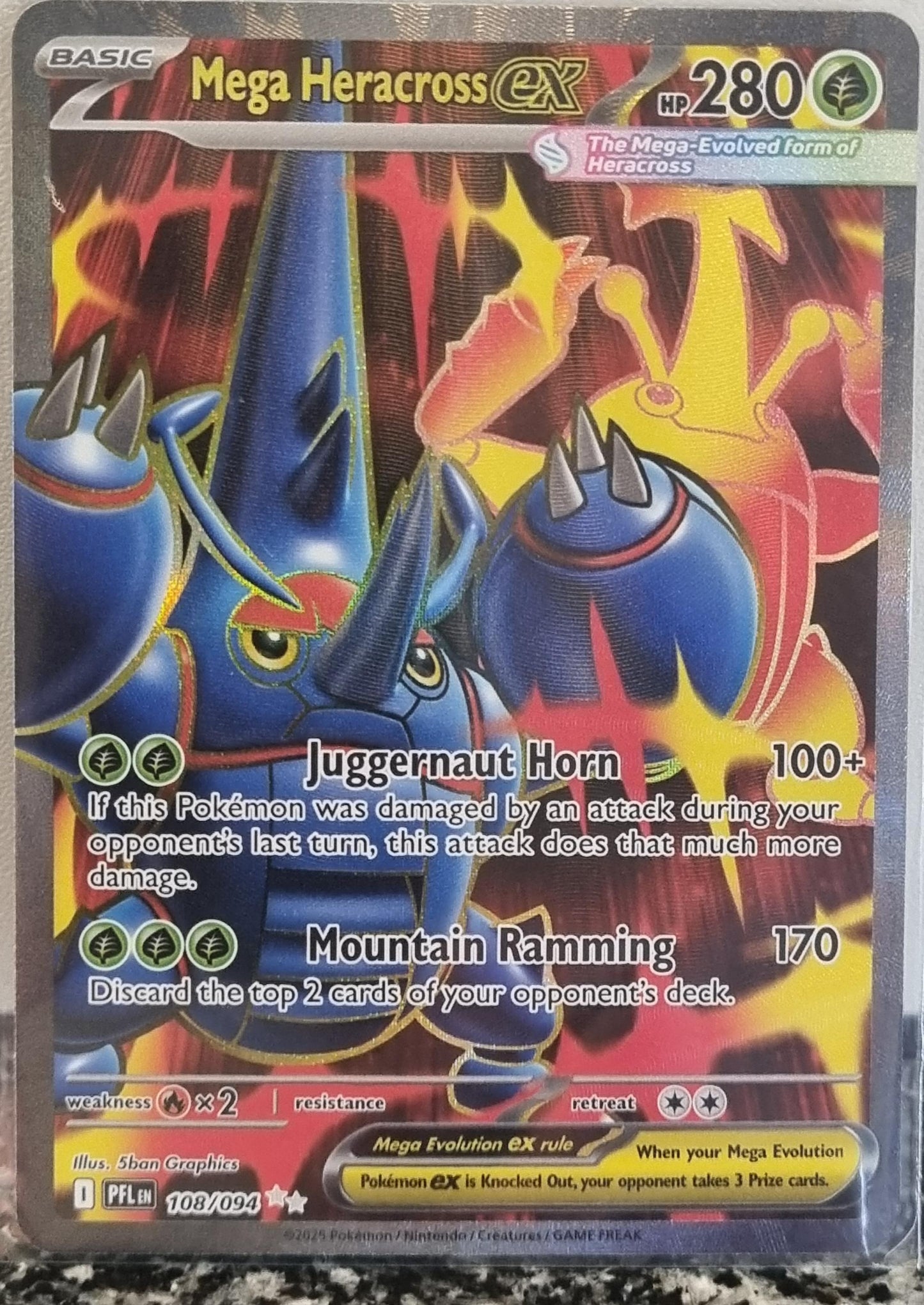 Mega Heracross ex - Phantasmal Flames (Ultra Rare) [PFL-108]