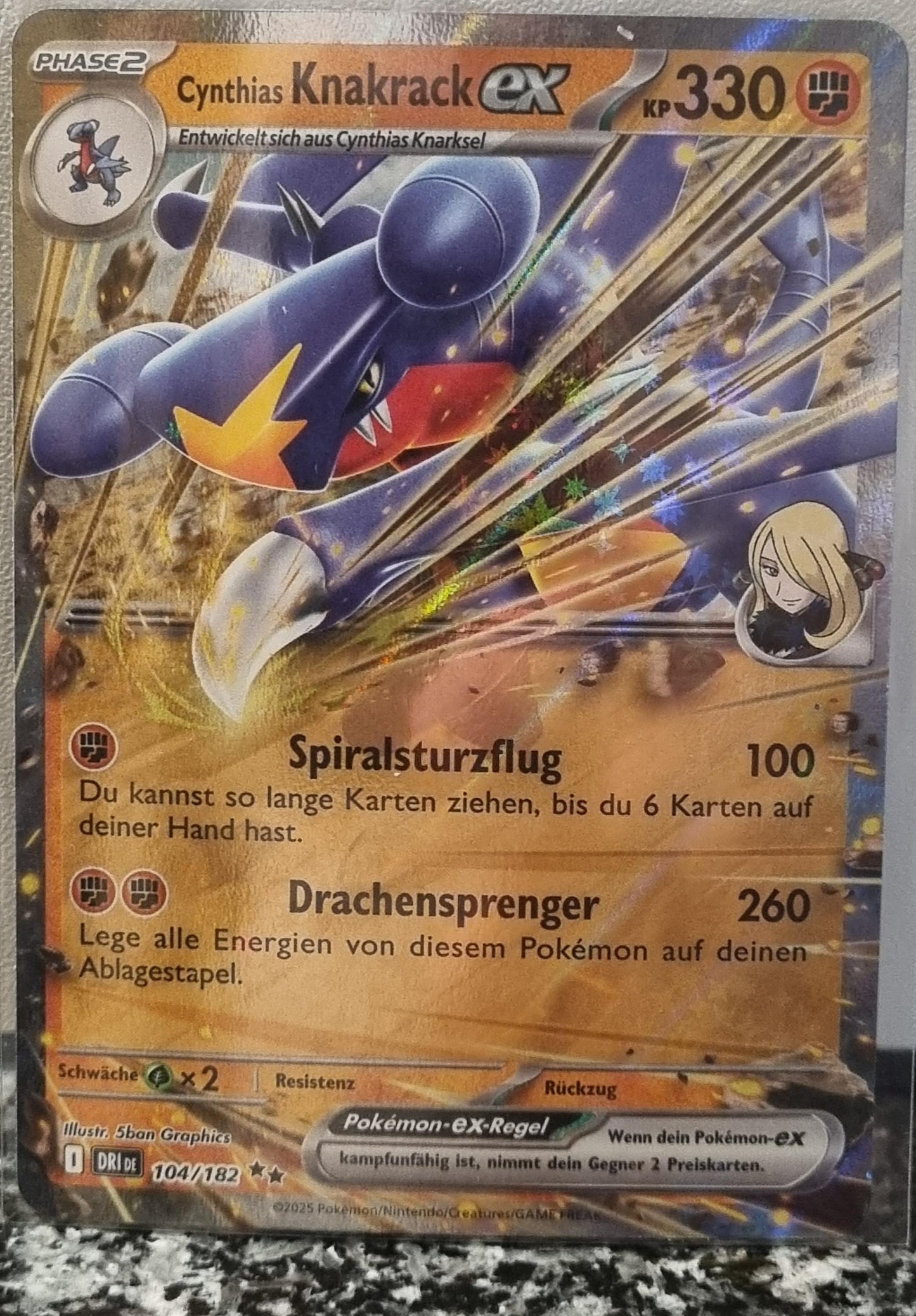 Cynthia's Garchomp ex - Destined Rivals (Double Rare) [DRI-104]