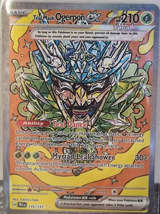 Teal Mask Ogerpon ex - Prismatic Evolutions (Special Illustration Rare) [PRE-145]