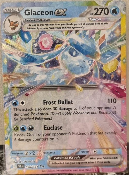 Glaceon ex - Prismatic Evolutions (Double Rare) [PRE-026]
