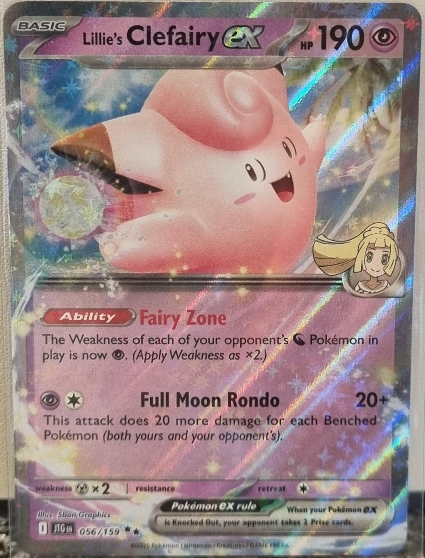 Lillie's Clefairy ex - Journey Together (Double Rare) [JTG-056]