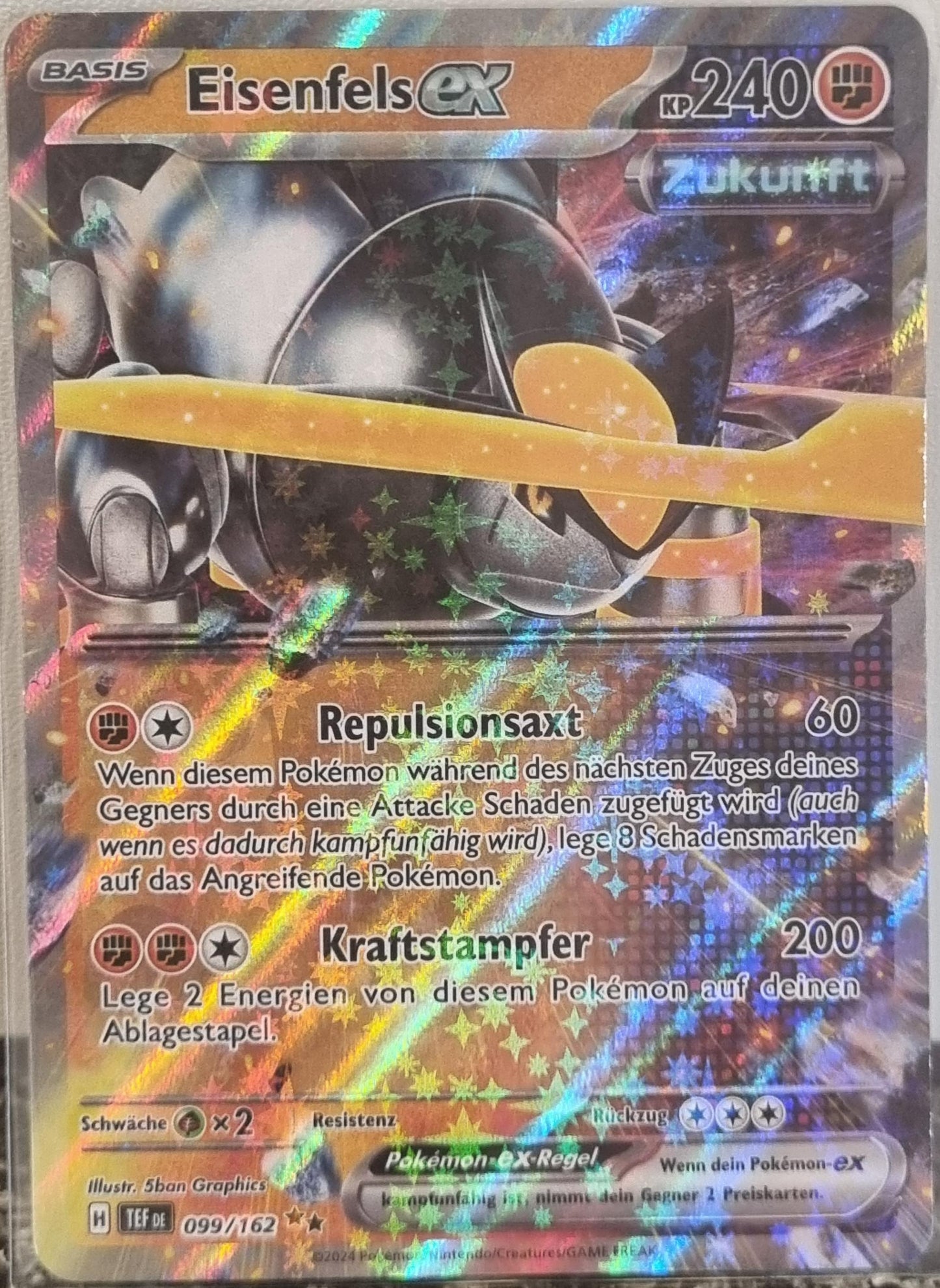 Iron Boulder ex - Temporal Forces (Double Rare) [TEF-099]