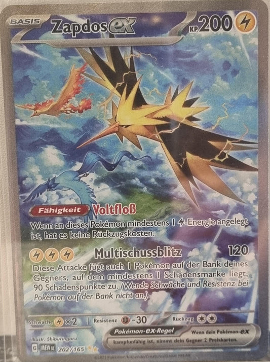 Zapdos ex - 151 (Special Illustration Rare) [MEW-202]