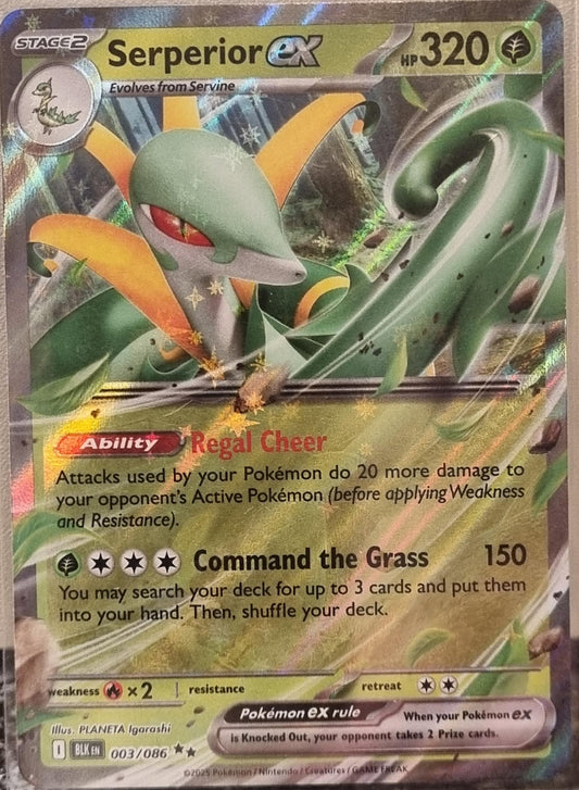 Serperior ex - Black Bolt (Double Rare) [BLK-003]