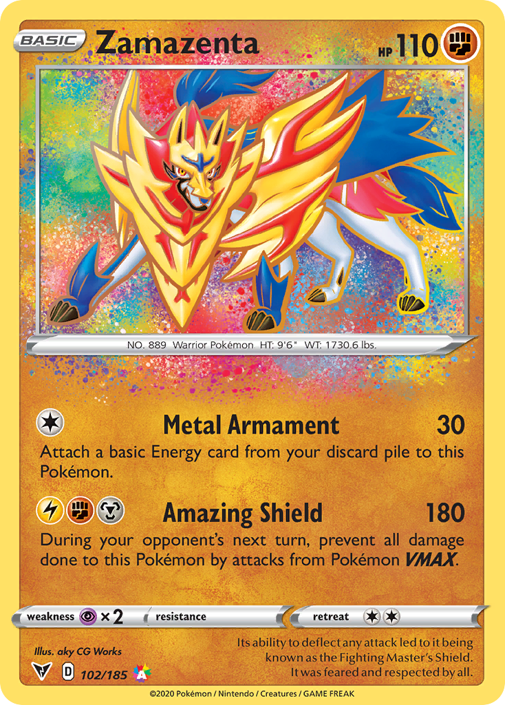 Zamazenta - Vivid Voltage (Amazing Rare) [VIV-102]